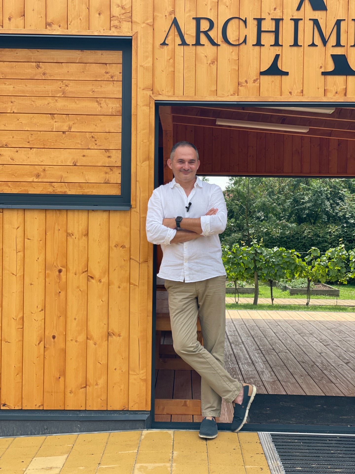 venkovní učebna a komunitní centrum pro školy ARCHIMEDES